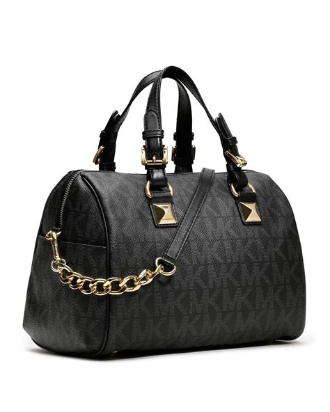 michael kors grayson medium satchel nickel|michael kors studded satchels.